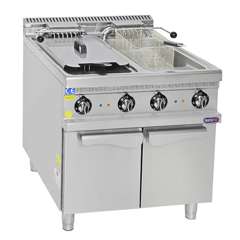 MAYAPAZ M-DFE 890 Fritöz, Elektrikli, Dolaplı, 22+22 Lt, 900 Serisi